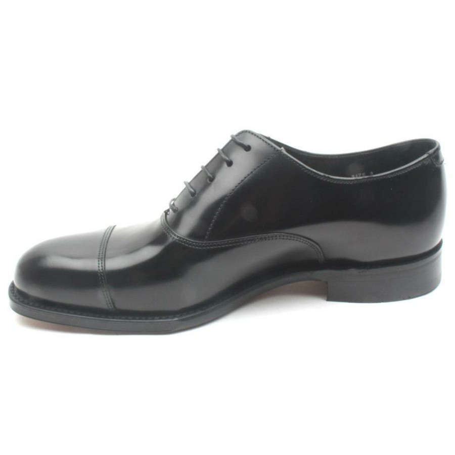 Men Loake | Laced Mens Elgin Shoe - Black