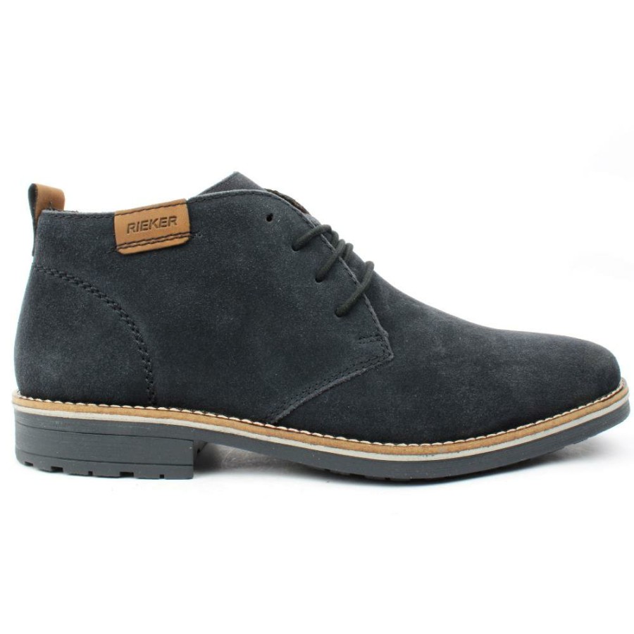 Men Rieker | 33206 Laced Boot - Navy