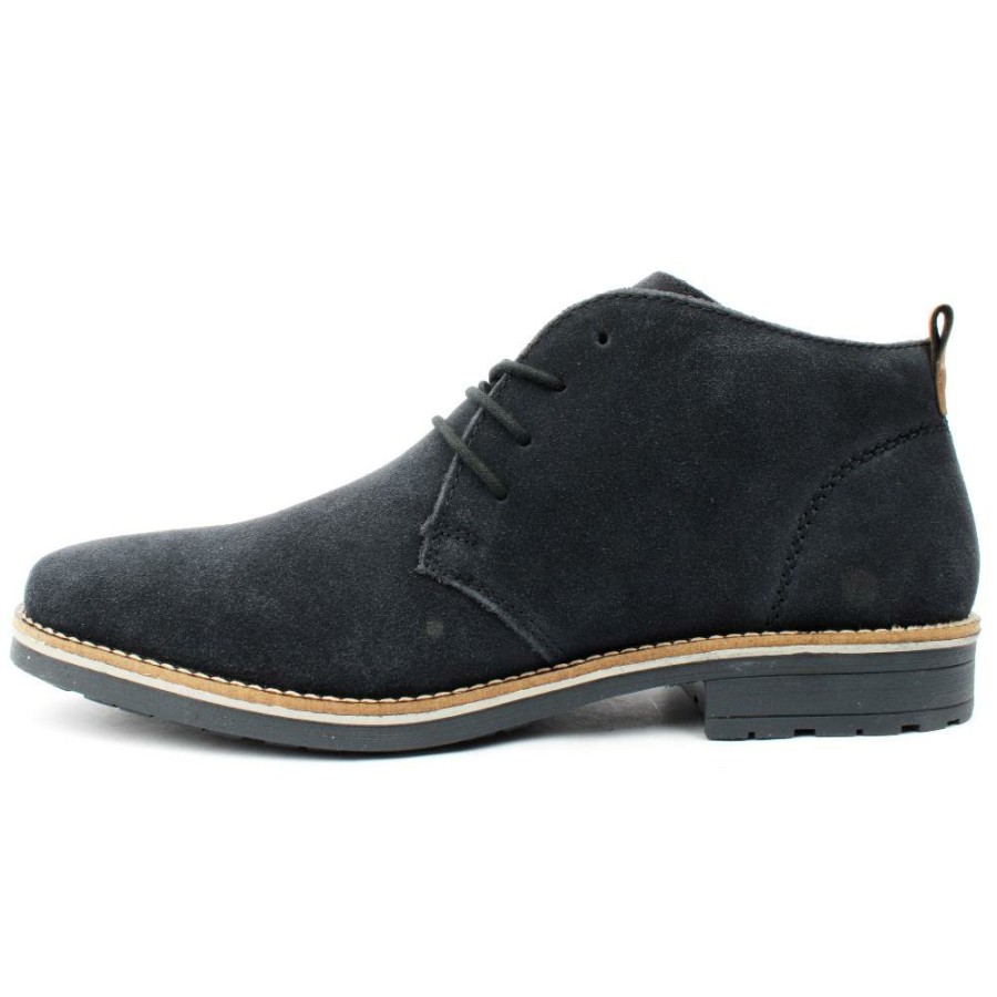 Men Rieker | 33206 Laced Boot - Navy