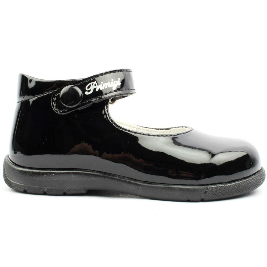 Kids Primigi | 4901000 Velcro Shoe - Black Patent