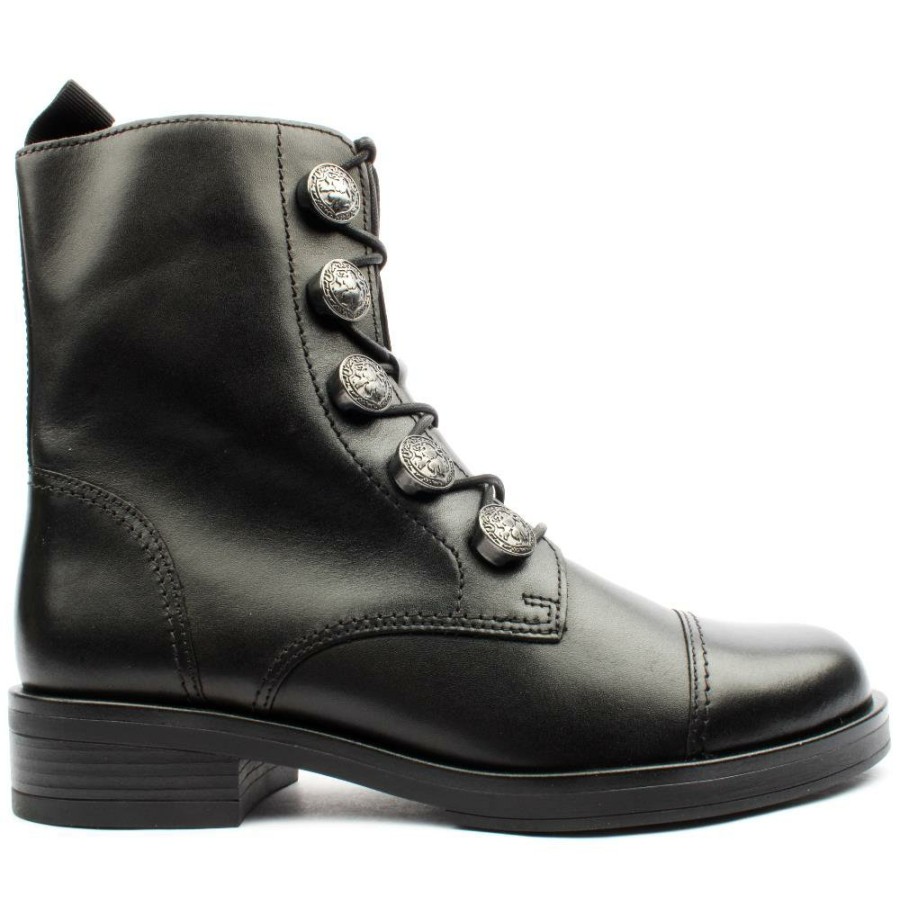 Women Gabor | 31796 Laced Boot - Black