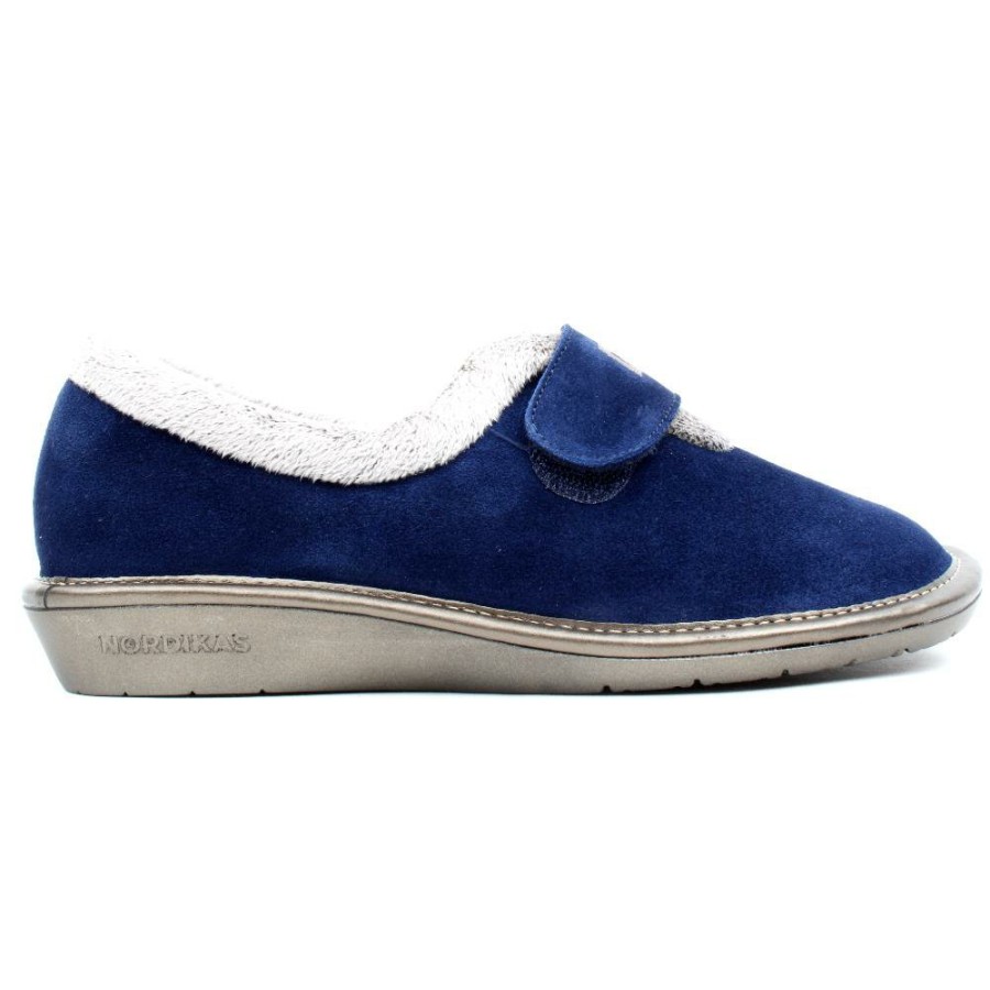 Women Nordika | Strap 6348 Slipper - Navy