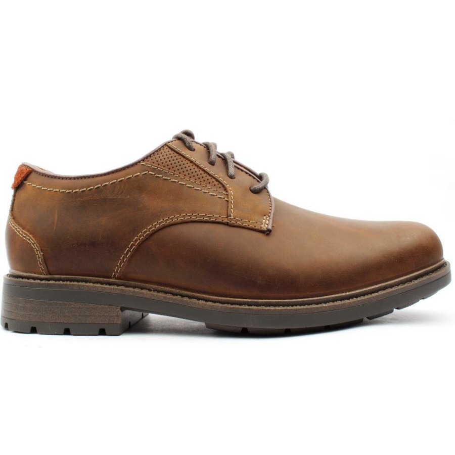 Men Clarks | Unshirelow Laced Shoe - Beeswax H