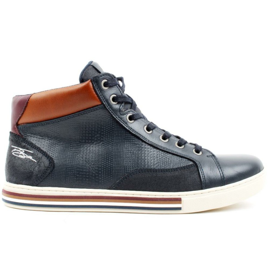 Men Lloyd & Pryce | Lloyd7Pryce Cobner Laced Boot - Navy