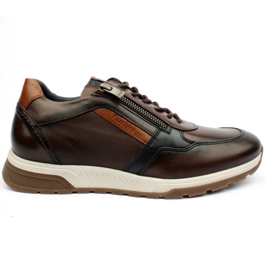 Men Fluchos | F1600 Laced Shoe - Brown