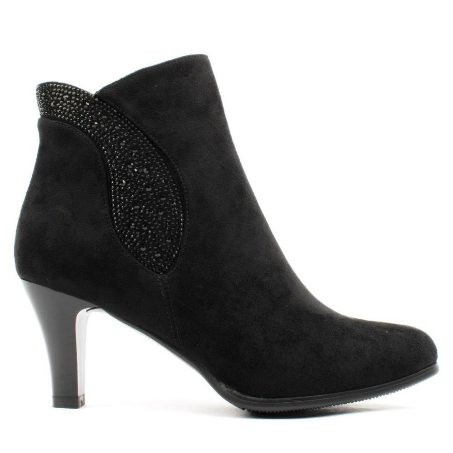 Women Redz | D3466 Ankle Boot - Black