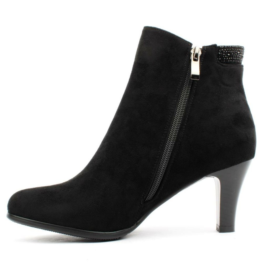 Women Redz | D3466 Ankle Boot - Black