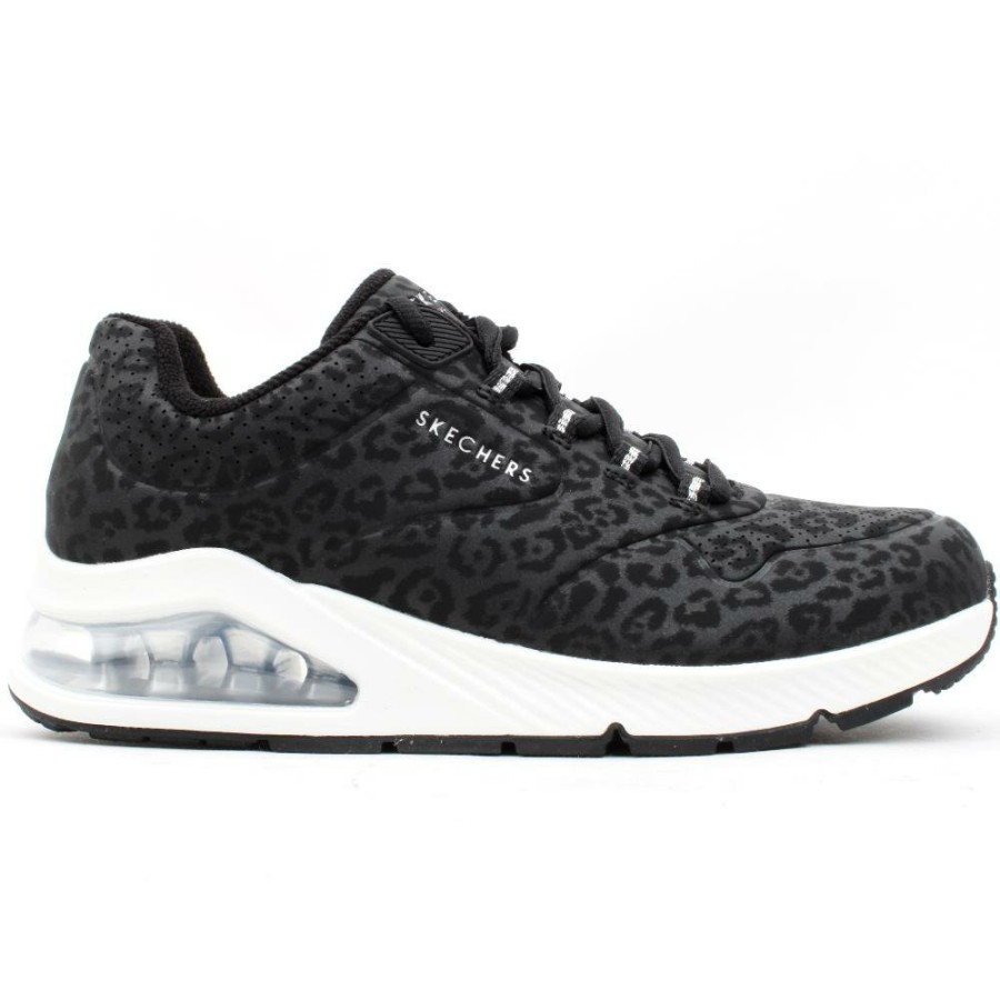 Women Skechers | 155642 Uno Trainer - Black