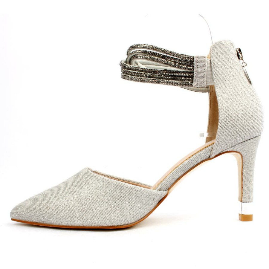 Women Kate Appleby | Appledore Shoe - Silver Shimmer