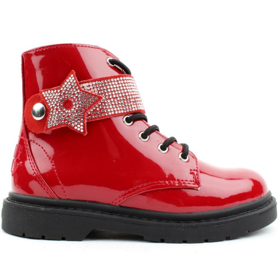 Kids Lelli Kelly | Lk2330 Boot - Red Patent