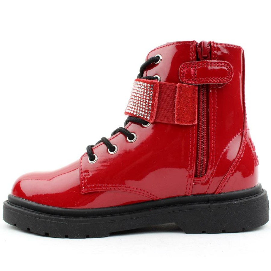 Kids Lelli Kelly | Lk2330 Boot - Red Patent