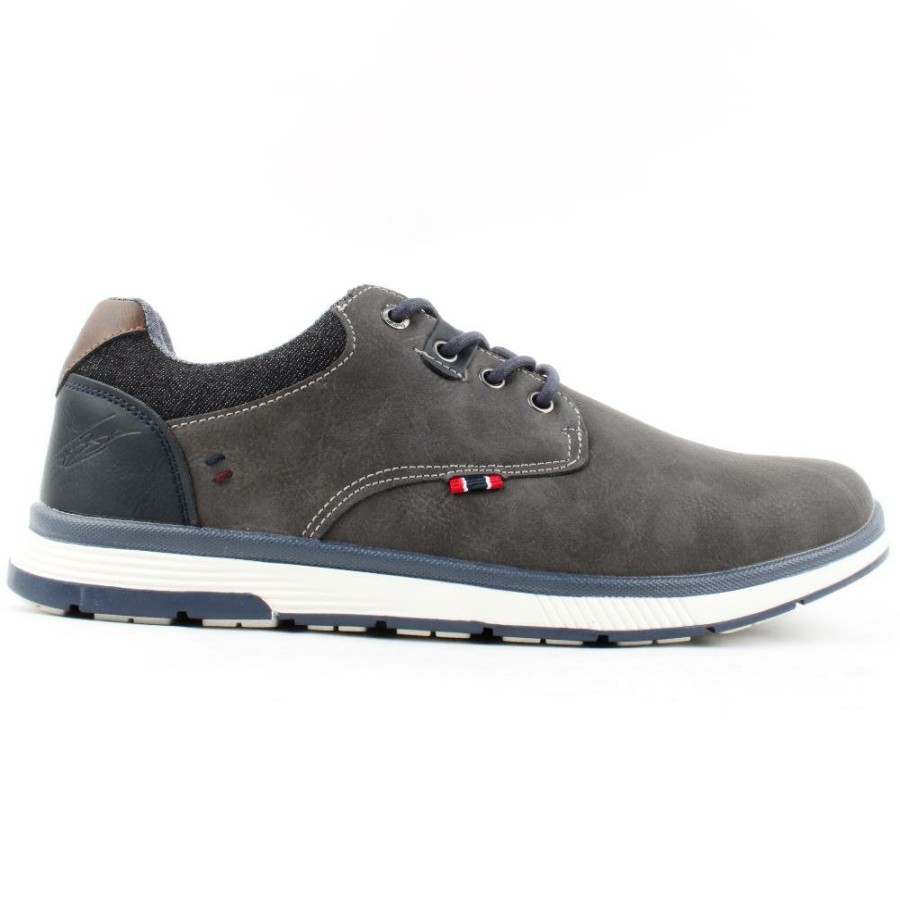 Men Lloyd & Pryce | Lloyd And Pryce Burger Laced Shoe - Grey