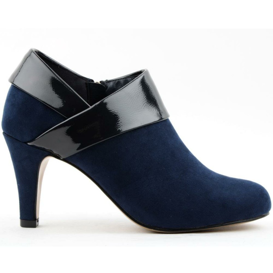 Women Lotus | Maya High Front Shoe - Navy