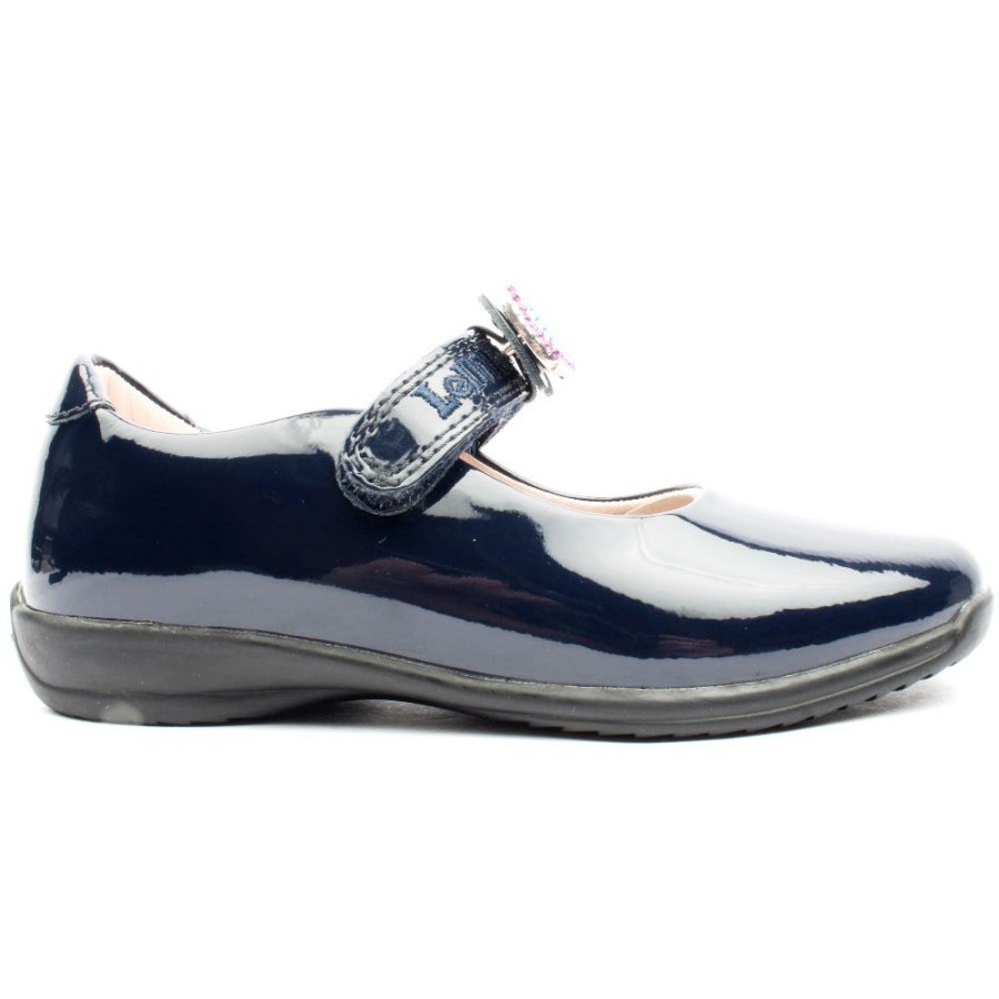 Kids Lelli Kelly | Lk8116 Strap Shoe - Navy Patent