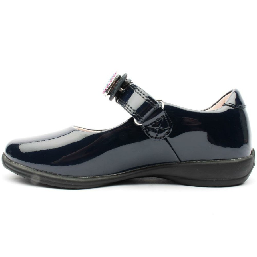 Kids Lelli Kelly | Lk8116 Strap Shoe - Navy Patent