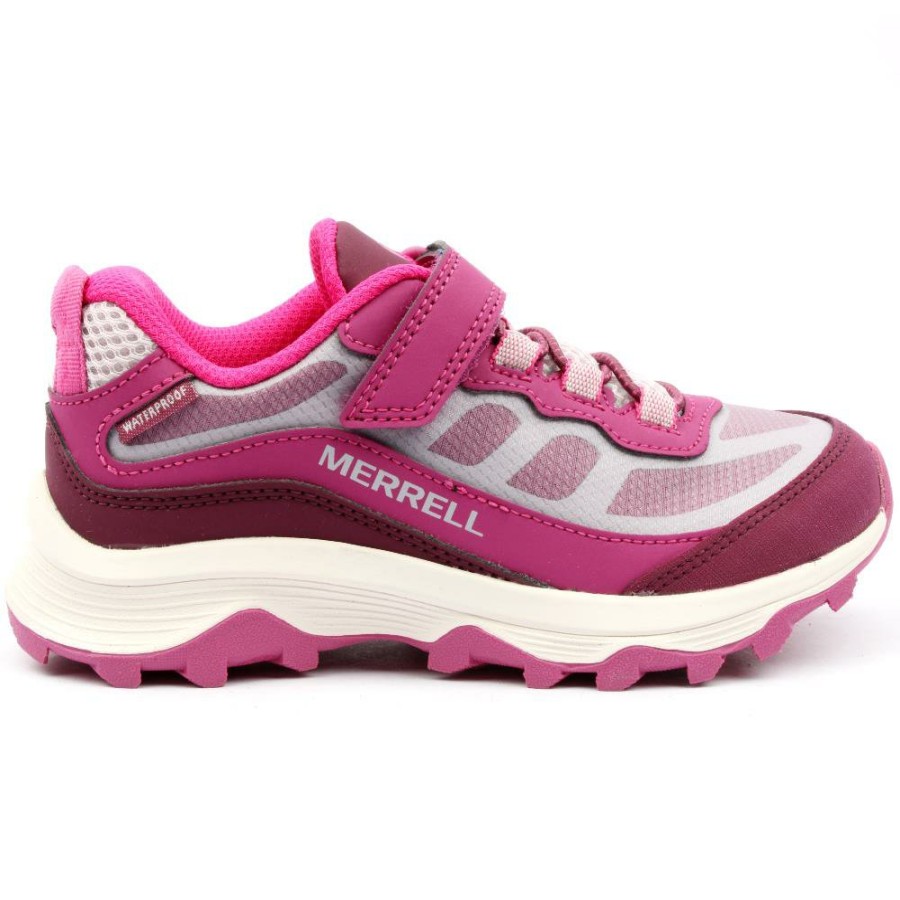 Kids Merrell | Mk165879 Moab Junior Shoe - Berry