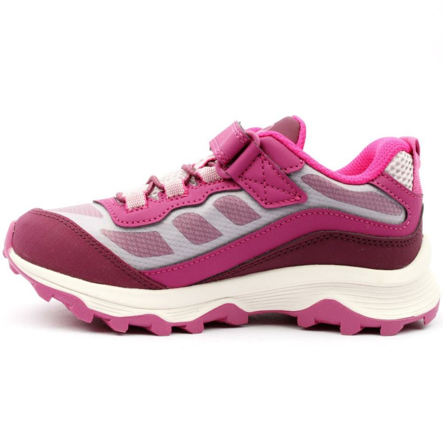 Kids Merrell | Mk165879 Moab Junior Shoe - Berry