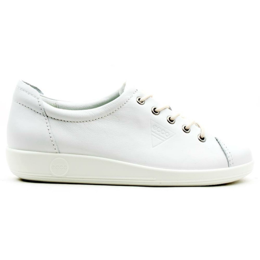 Women ECCO | Soft 2.0 Shoe 206503 - White