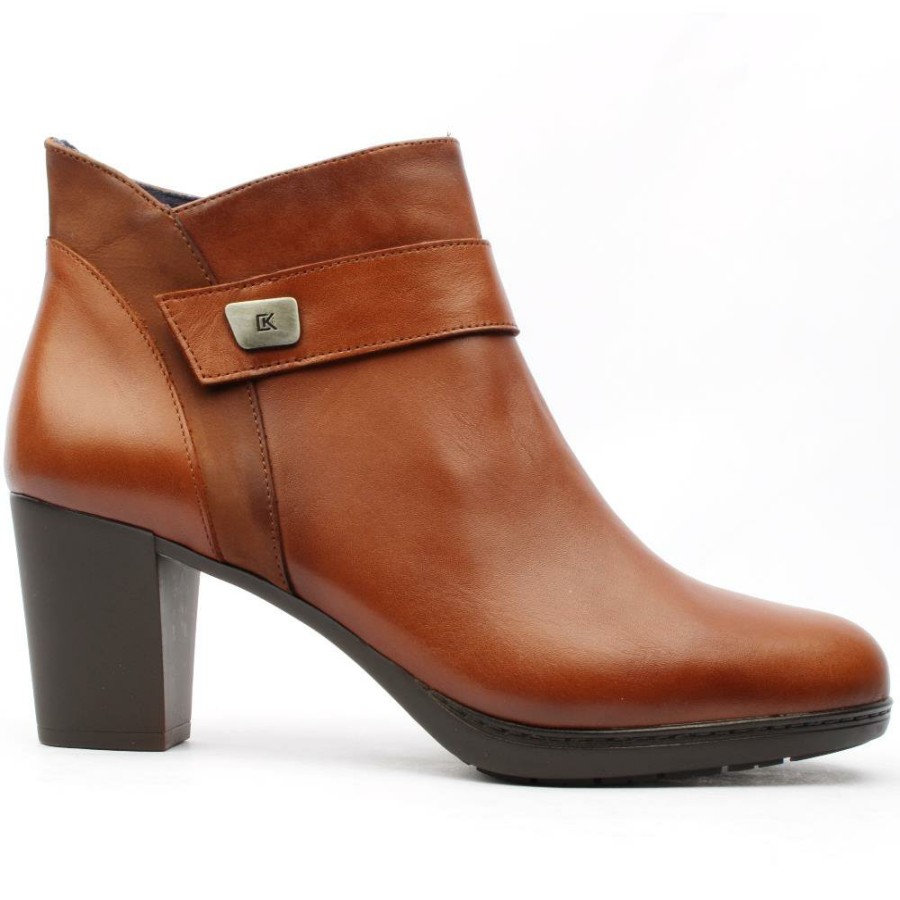 Women Fluchos | Dorking Fluchos D9111 Ankle Boot - Tan