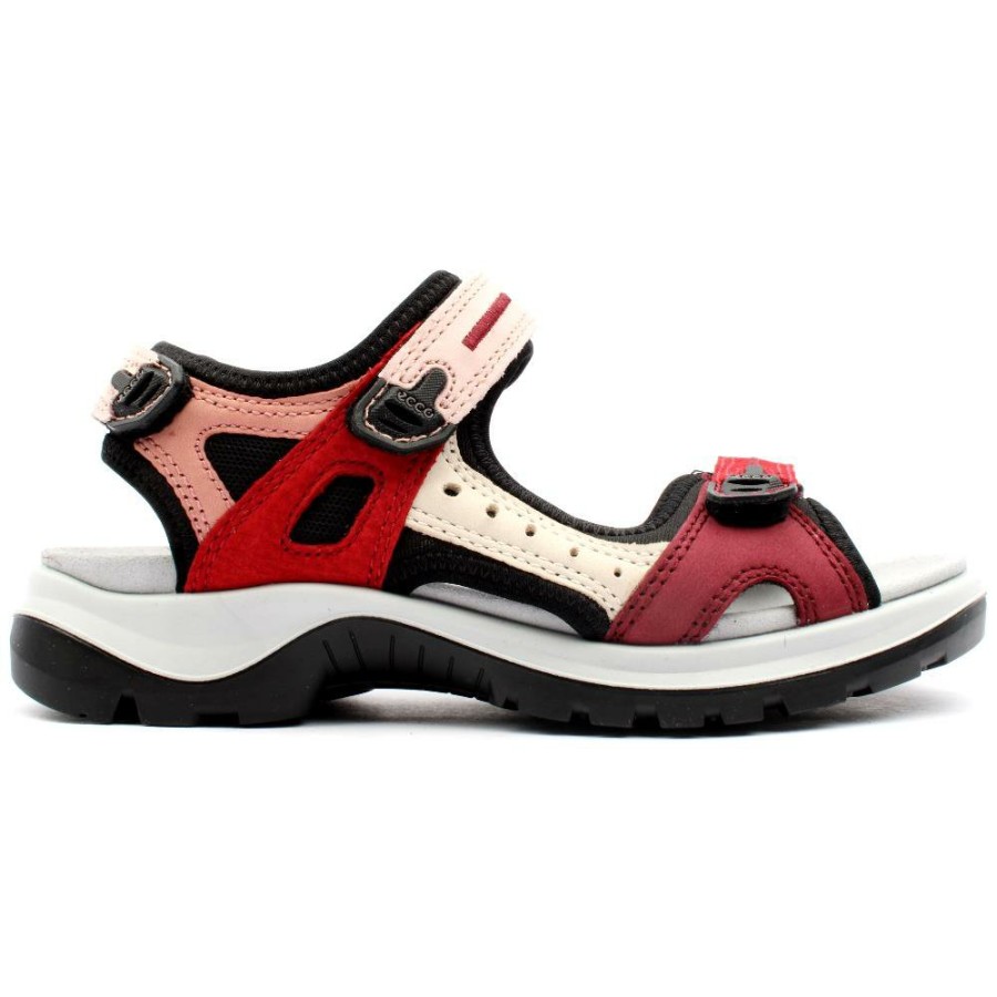 Women ECCO | 822083 Sandal Off Road - Red