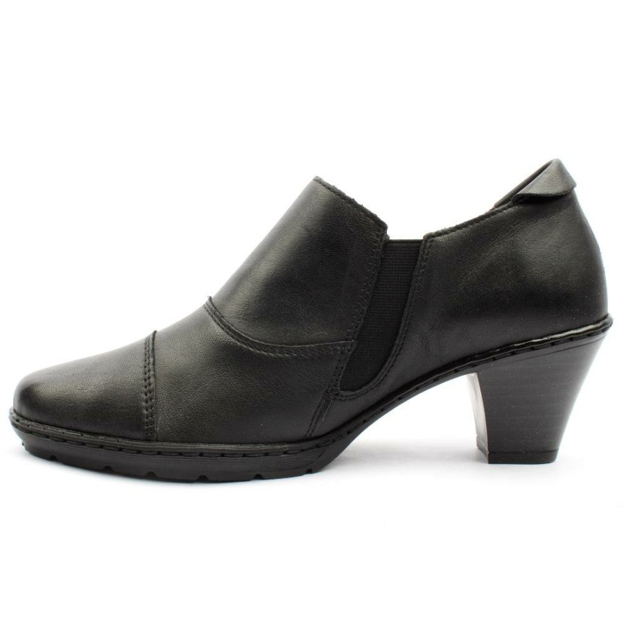 Women Rieker | 57173 High Cut Shoe - Black