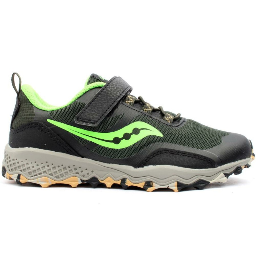 Kids Saucony | Sk267298 Trainer - Black/Lime