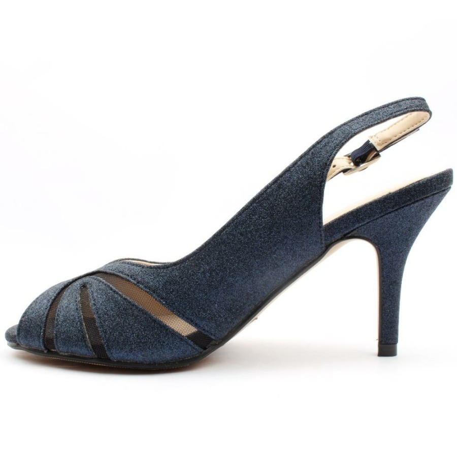 Women Lunar | Flr046Sariyah Peep Toe Sandal - Navy