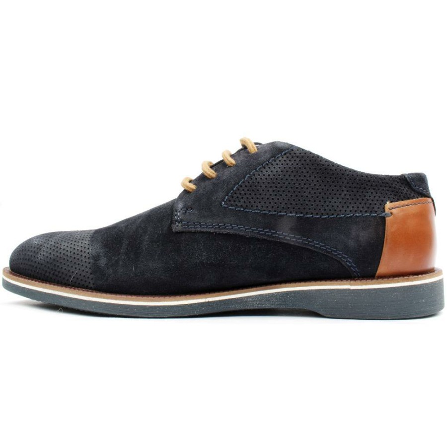 Men Bugatti | 64702 Laceds Shoe - Navy