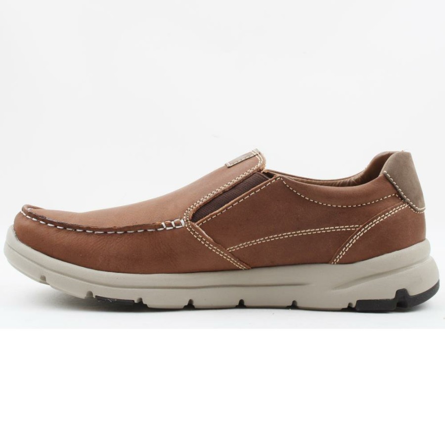 Men Dubarry | Boston Slip On Shoe - Brown