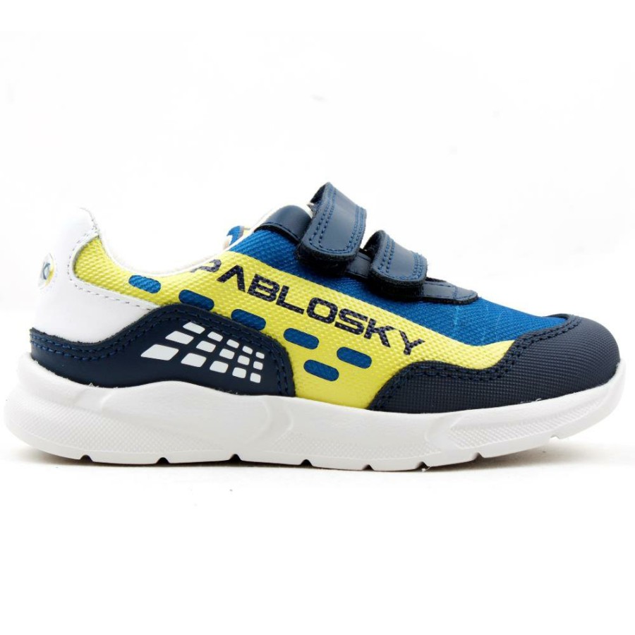 Kids Pablosky | 291428 Velcro Runner - Blue Multi