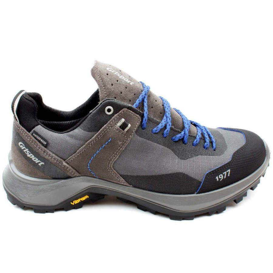 Men Gri Sport | Grisport Trident Laced Shoe - Grey