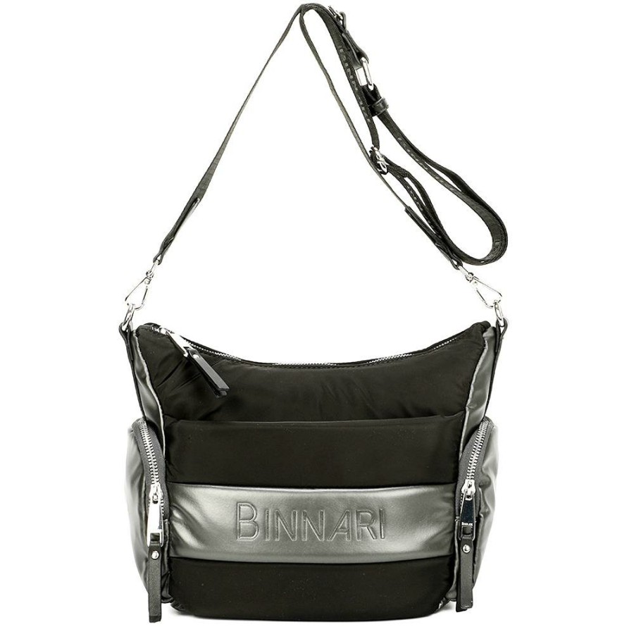 Accessories & Christmas Gift Ideas Binnari Handbags | Binnari 19861 Guiseppena Handbag - Black Multi