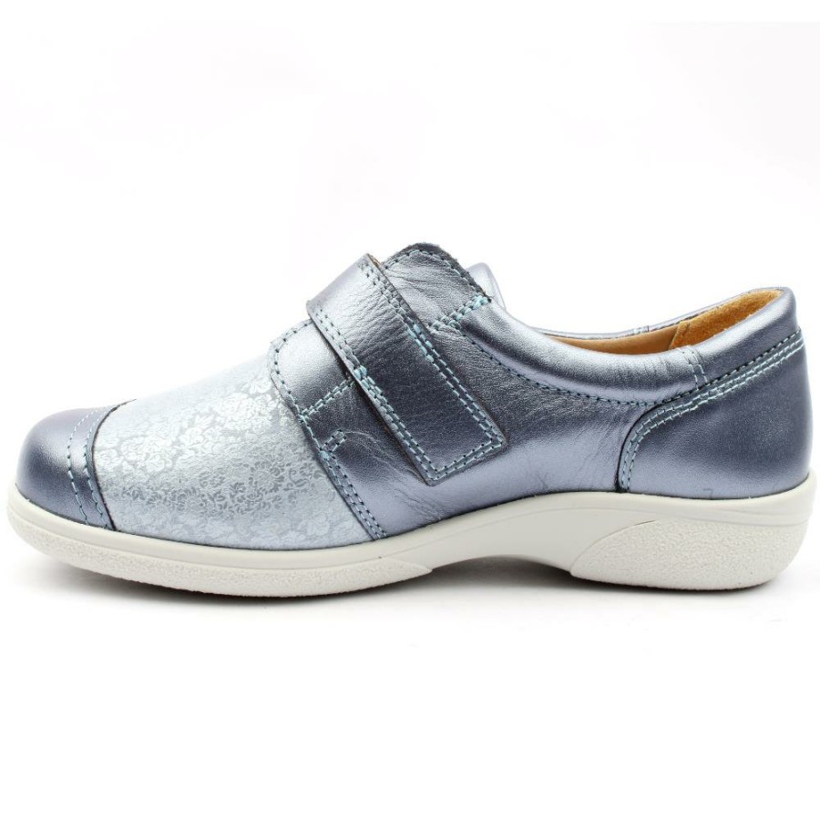 Women DB | S 78998Owl 2V Wide Fit Velcro Shoe - Blue