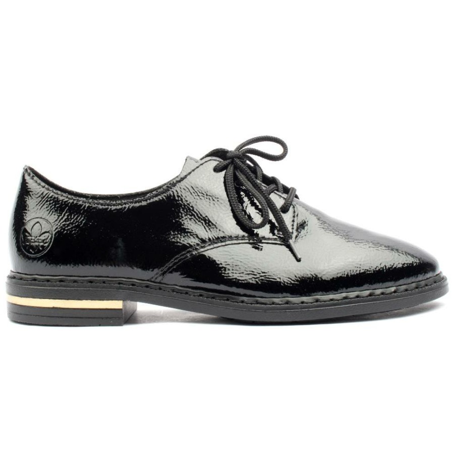 Women Rieker | 50618 Laced Shoe - Black