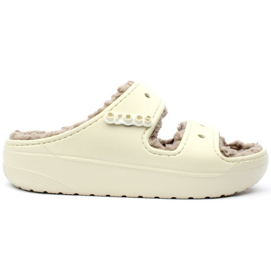 Women Crocs | 207446 Lined Open Mule - Bone