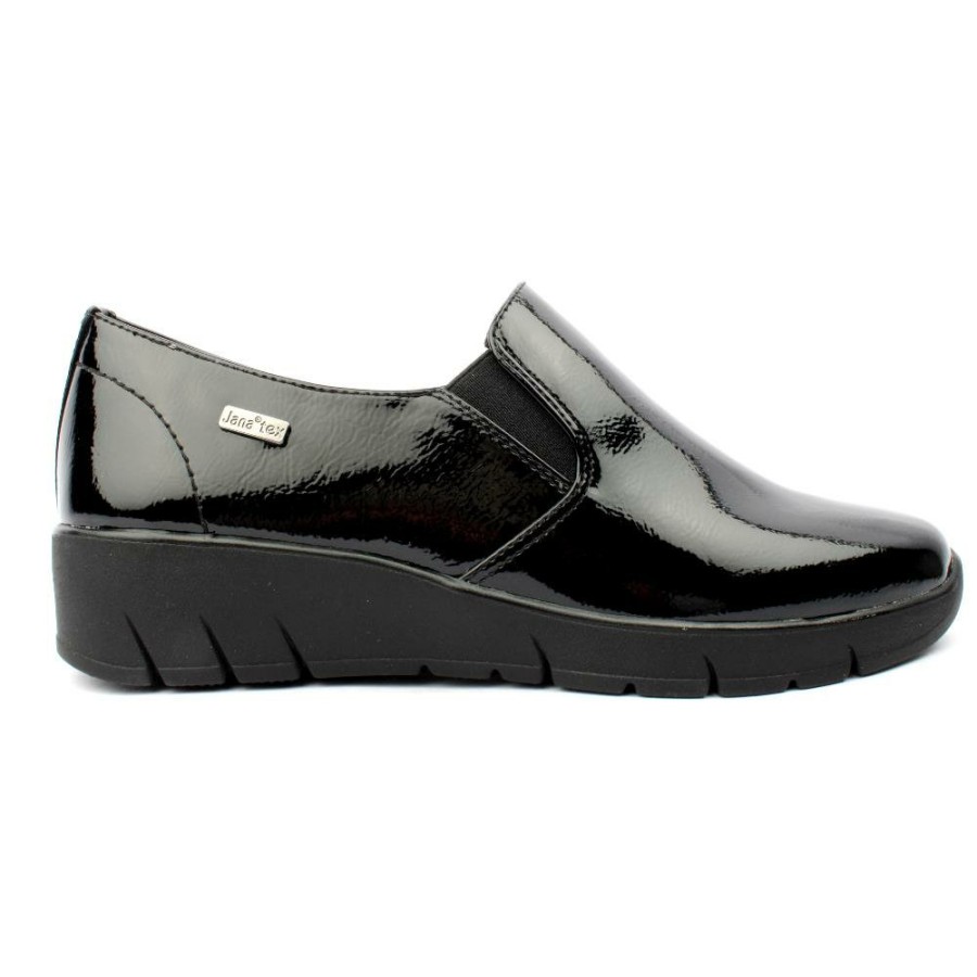 Women Jana | 24662 Slip On Shoe - Black Patent