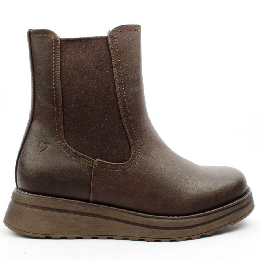 Women Heavenly Feet | Bromley Boot - Choc