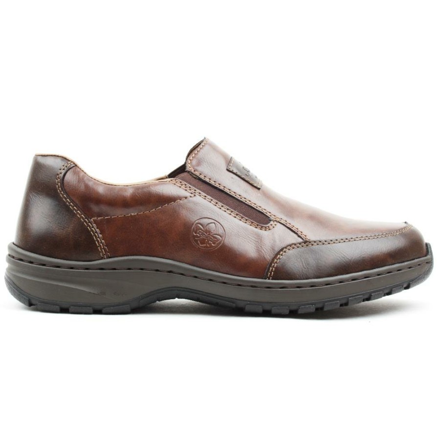 Men Rieker | 03354 Slip On Shoe - Tan