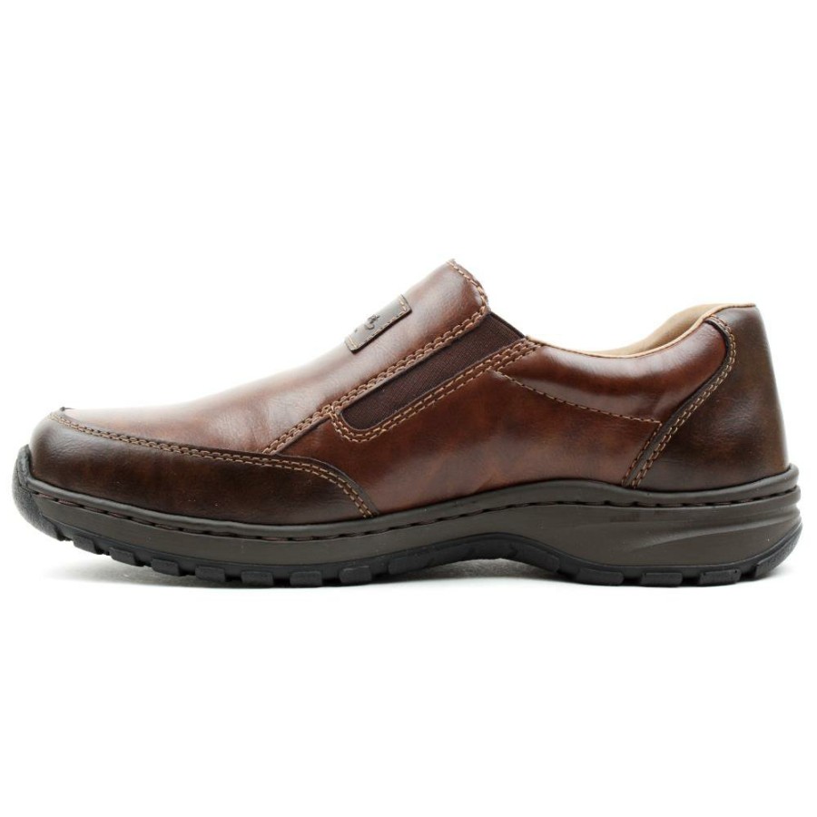 Men Rieker | 03354 Slip On Shoe - Tan