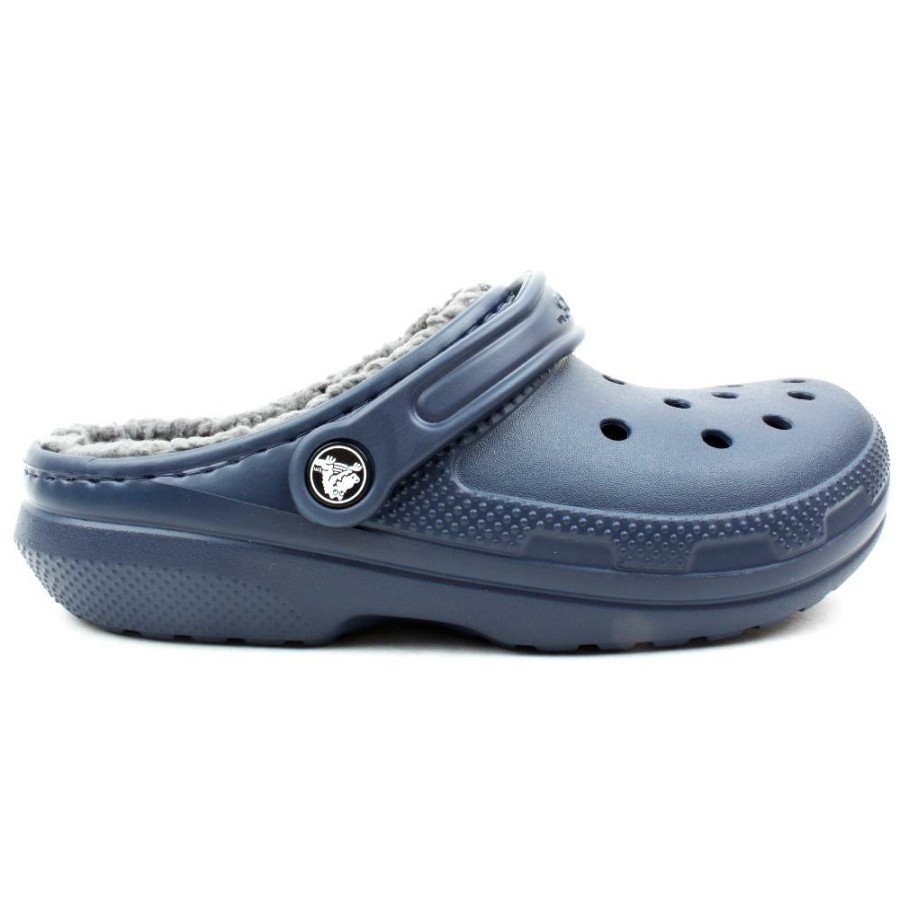 Men|Women Crocs | 203591 Unisex Lined Clog - Navy Grey