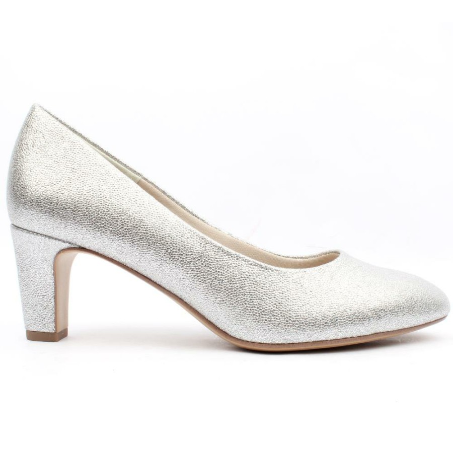 Women Tamaris | 22418 Court Shoe - Silver