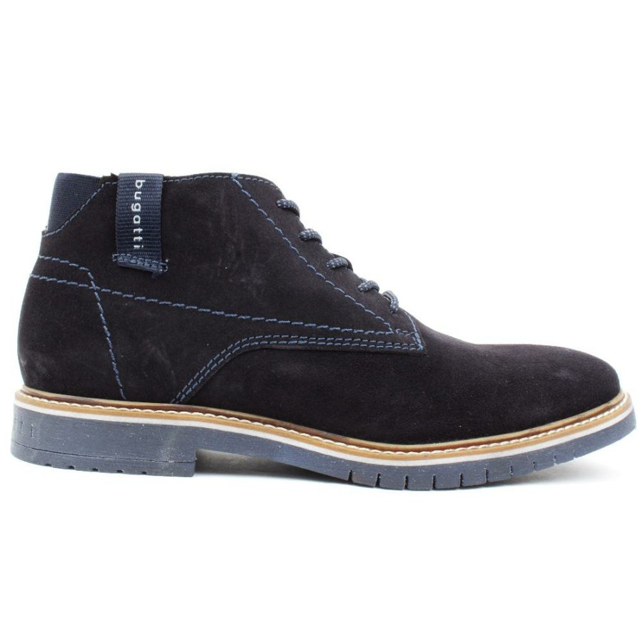 Men Bugatti | 83736 Laced Boot - Navy