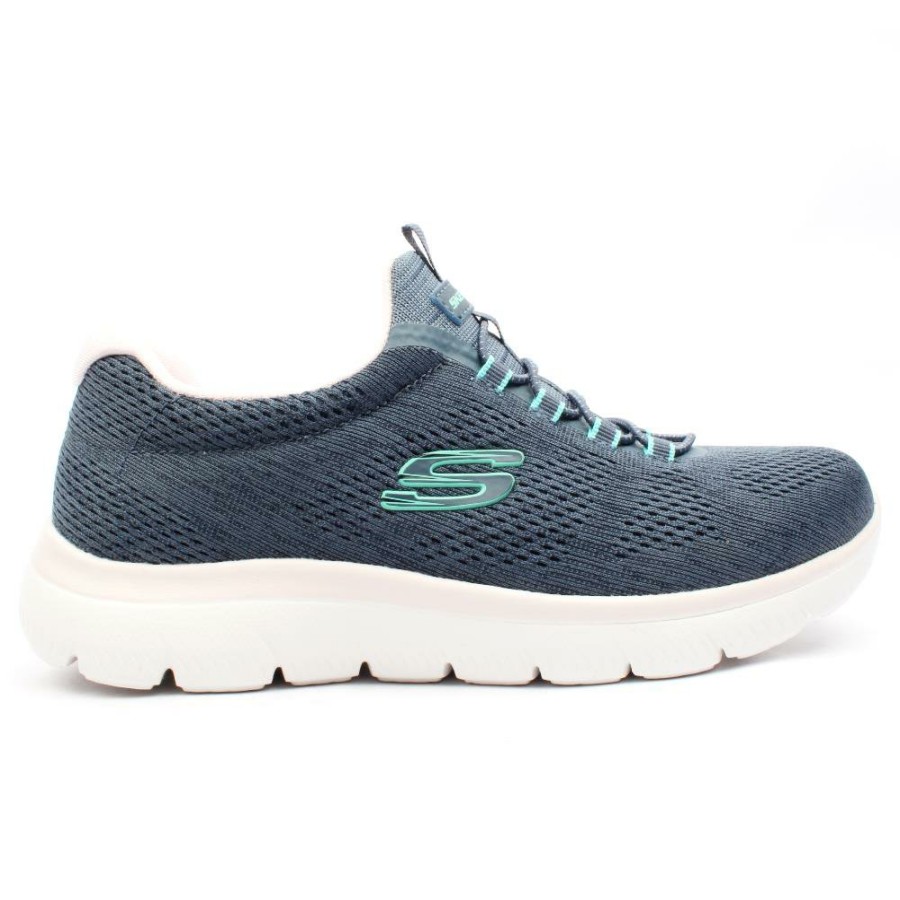 Women Skechers | 150113 Summits - Navy Multi