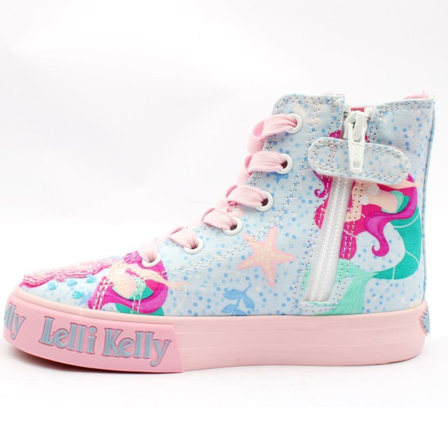 Kids Lelli Kelly | Lk3489 Laced Boot - Blue Multi