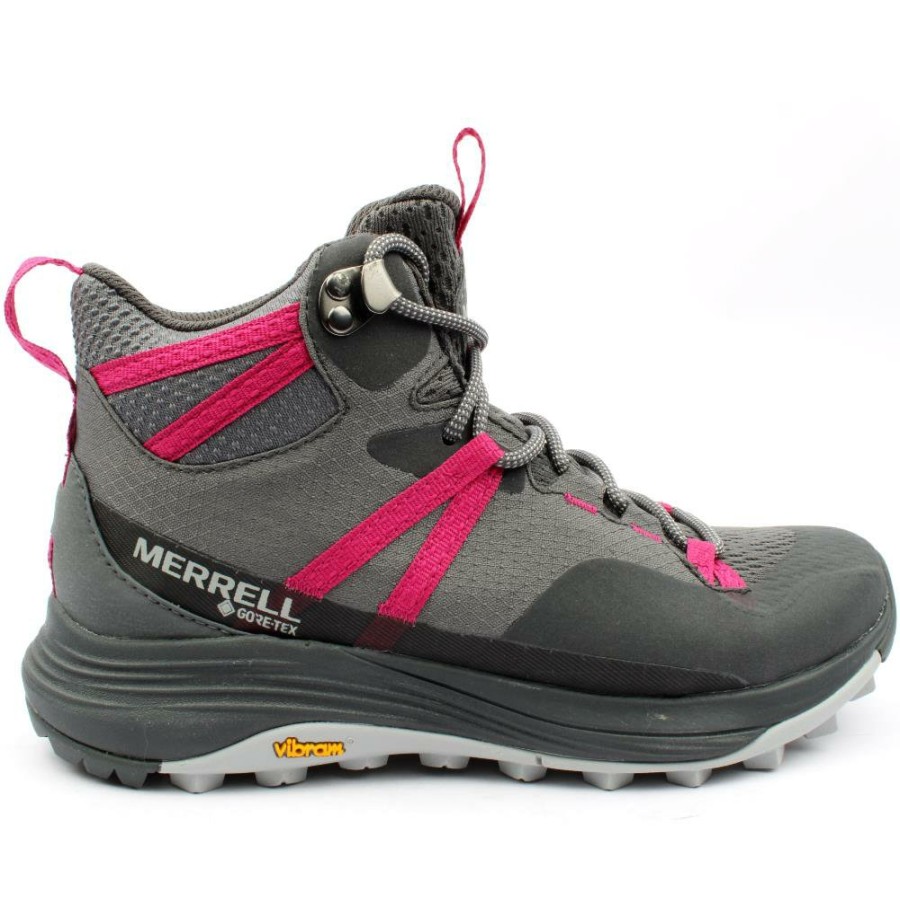 Women Merrell | J500336 Laced Boot - Grey Multi