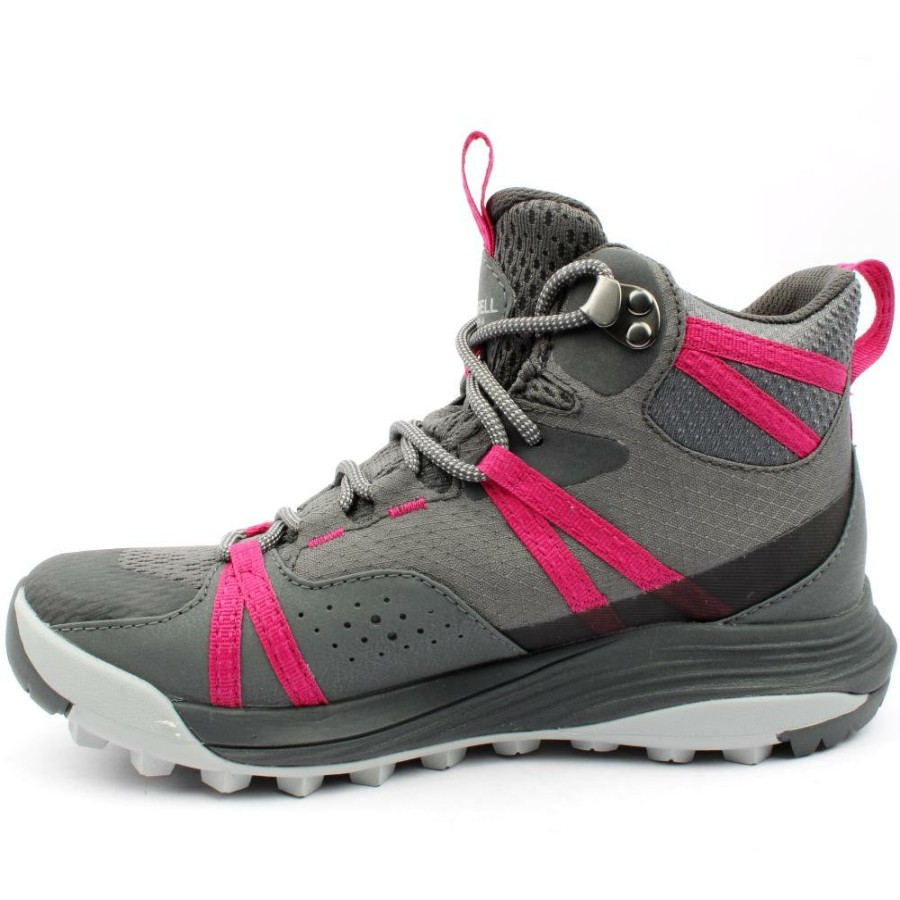 Women Merrell | J500336 Laced Boot - Grey Multi