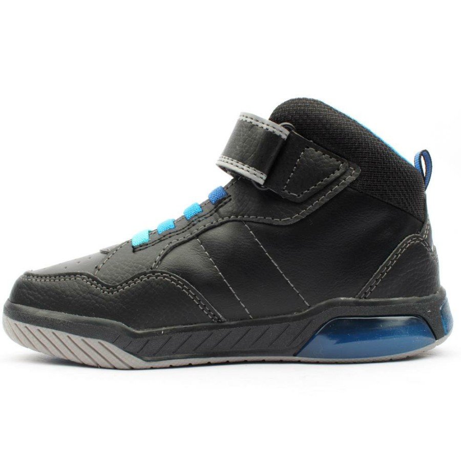 Kids Geox | J369Ce Inek Trainer Boot - Black Blue