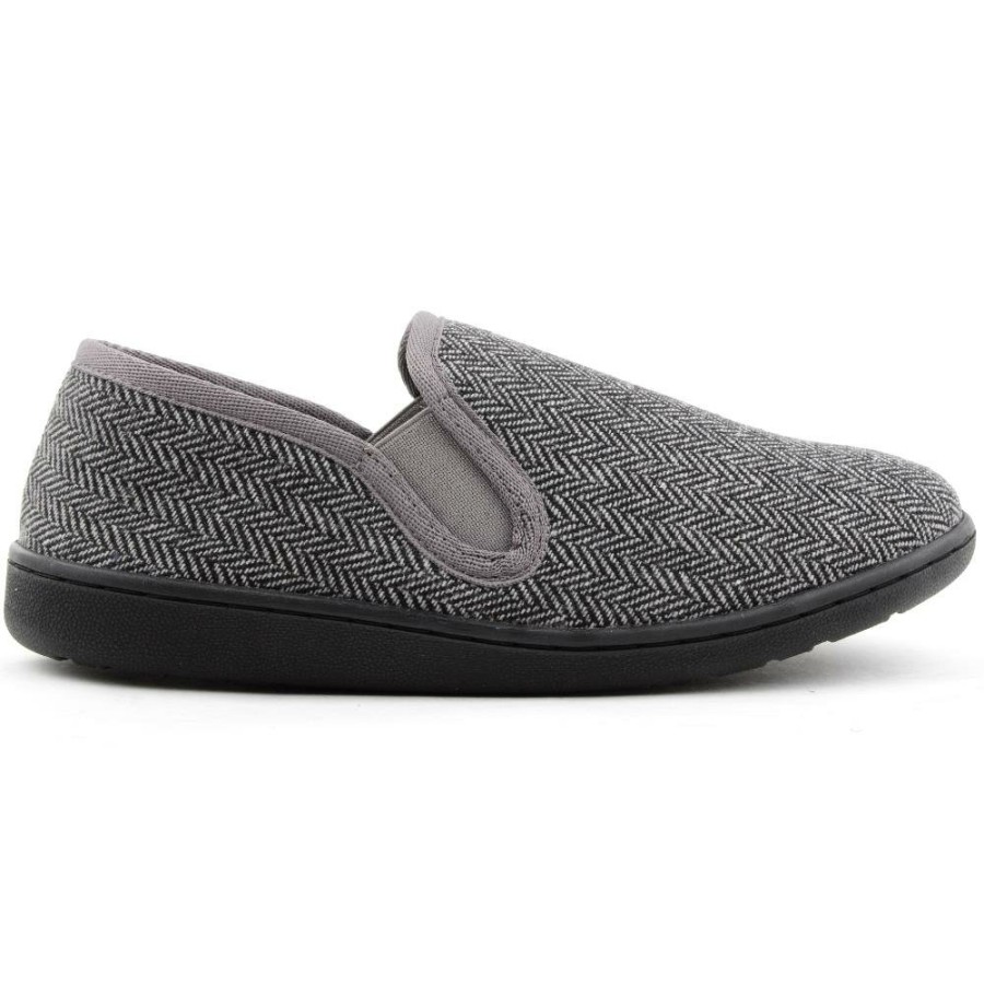 Men Clarks | King Ease Slipper - Grey G