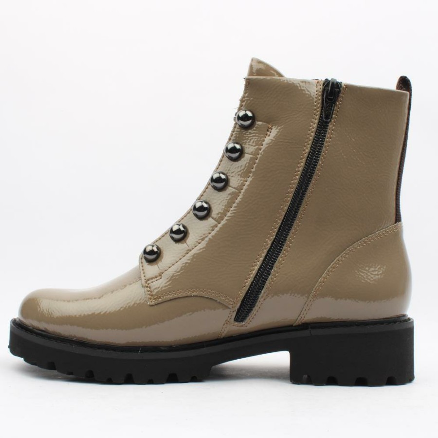 Women Remonte | D8670 Laced Boot - Stone