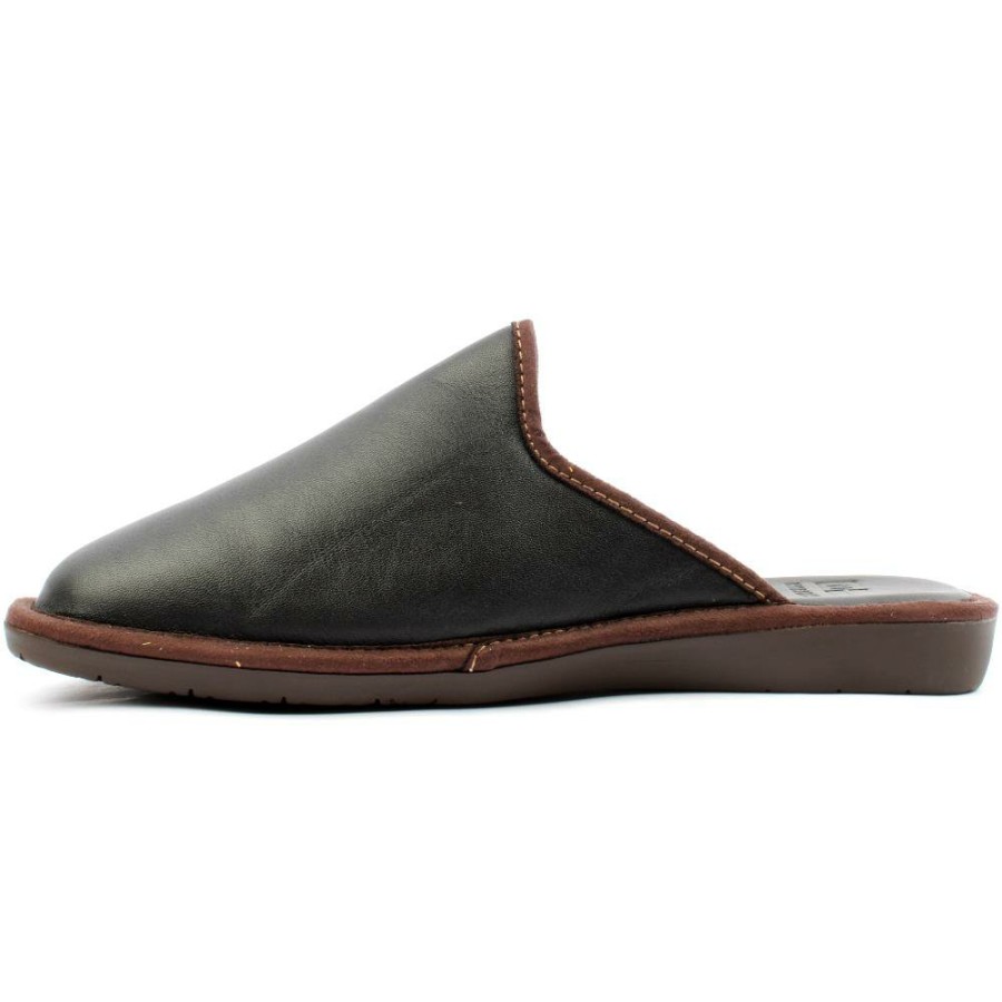 Men Nordika | Mens Slipper 131 - Black